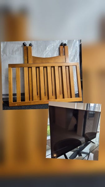 Panasonic Led TV and Baby Cot with mattress Carousel 1