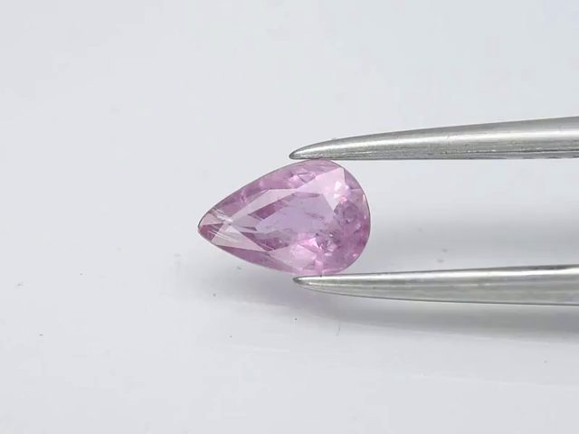 $1 RES * Buy Now $1,100.00 * 0.42ct Pear Pinkish Purple Pear SAPPHIRE Gemstone Carousel 2