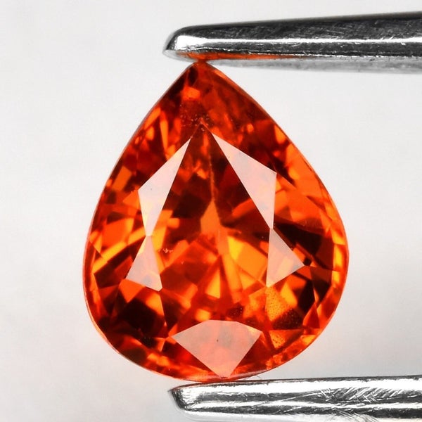 $1 RES * Buy Now $1,599.00 * 0.73ct Pear Orange VS SAPPHIRE Gemstone Loose Carousel 1