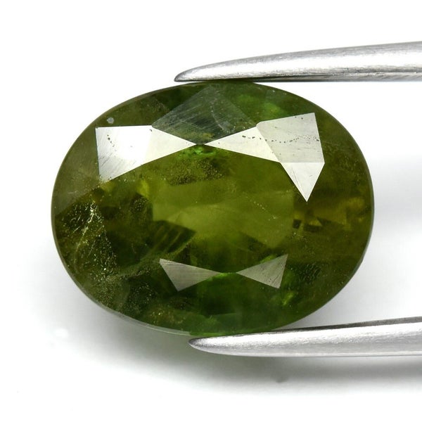 $1 RES * Buy Now $2,899.00 * 4.02ct Oval Green LARGE Sapphire Loose Gemstone Carousel 1