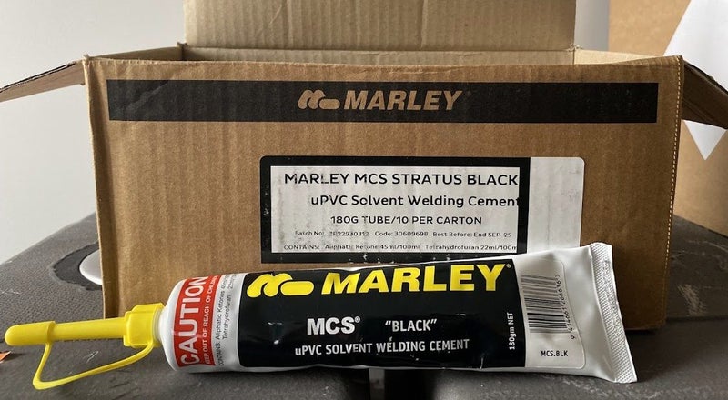 Marley Stratus Black MCS uPVC Solvent Welding Cement - 180g Tube Carousel 1