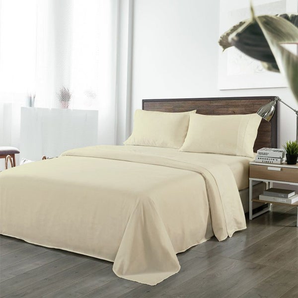 Royal Comfort Bamboo Blended Sheet & Pillowcases Set 1000Tc Ultra Soft Bedding K Carousel 2