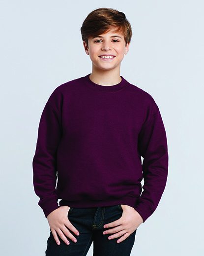 18000B Gildan Heavy Blend Youth Crewneck Sweatshirt Carousel 1