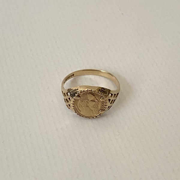 Womens/Childrens Peso 9ct Solid Gold Coin Ring. FREE SHIPPING! Carousel 2