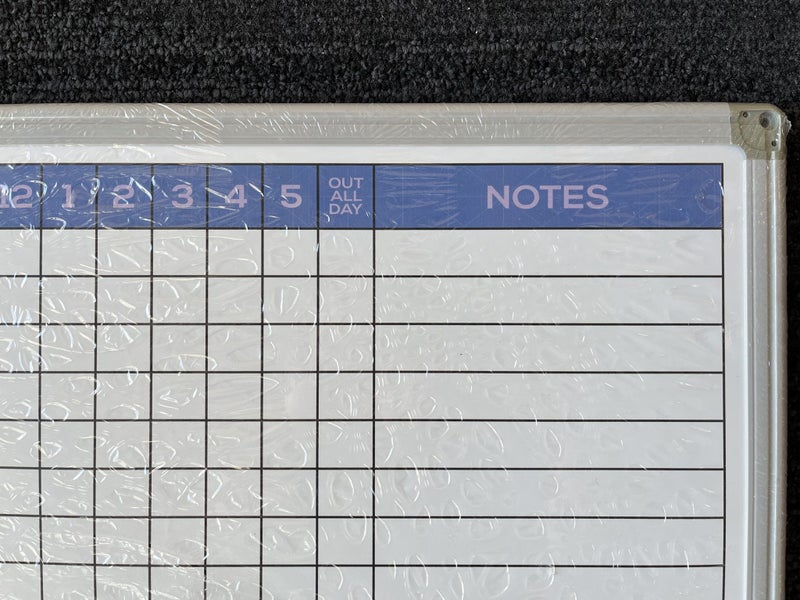 LiteWyte Magnetic Staff Indicator In-Out Board Carousel 6