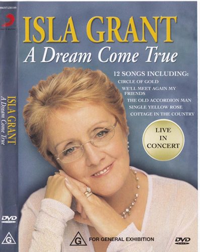 Isla Grant - A Dream Come True DVD Region 4