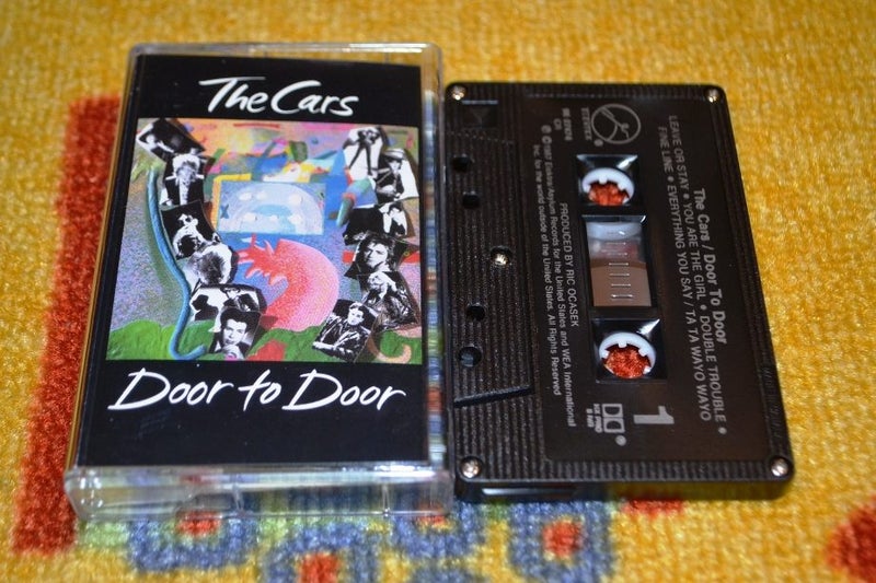 THE CARS Door to Door CASSETTE TAPE Carousel 2