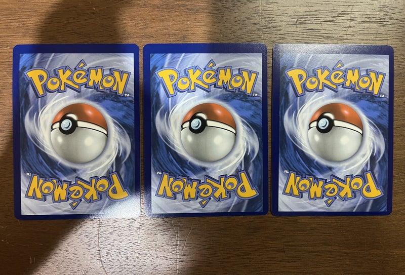 ERROR! Pokemon 151 misscut error cards trio Carousel 2