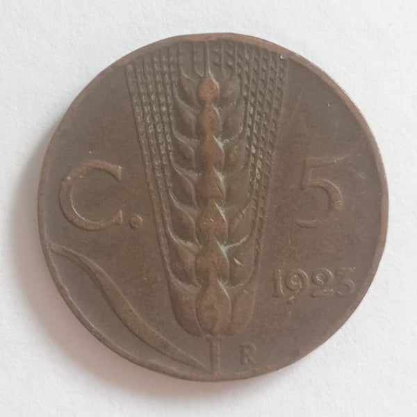 Italy 5 Centesimi 1923 Coin Carousel 1