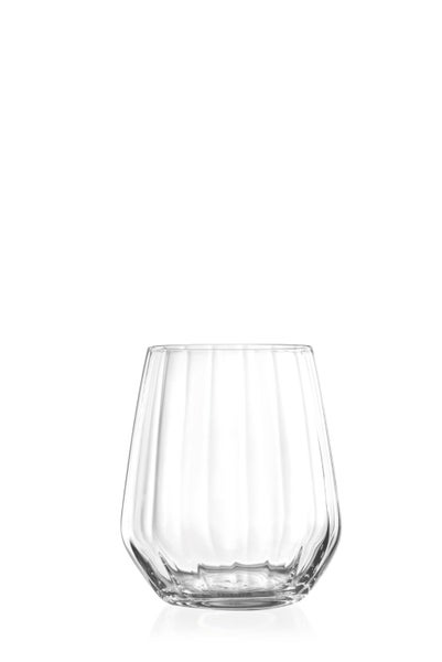RCR Glassware Optiq Stemless Glass 430ml - Set 6 Carousel 1