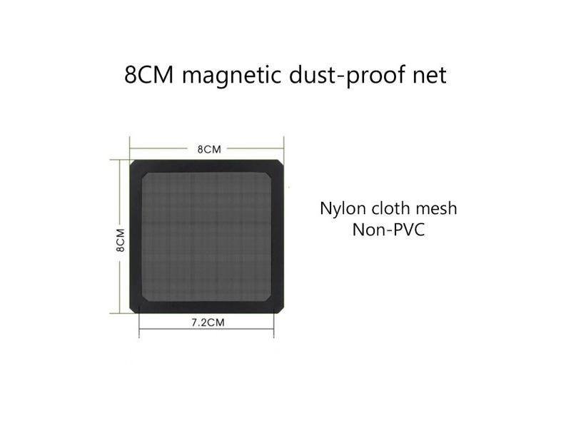12*12CM/14*14CM PC Chassis Cooling Dust Filter Magnetic PVC Net Guard Fan Cover Carousel 1