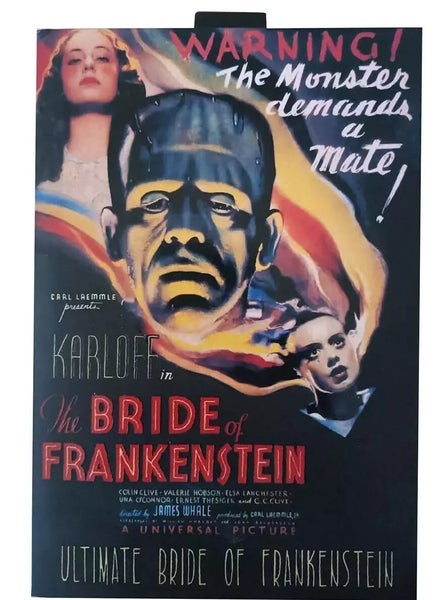 Universal Monsters - Bride Of Frankenstein B/W 7" Scale Action Figure Carousel 8