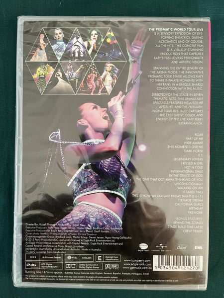 KATY PERRY - PRISMATIC WORLD TOUR LIVE - BRAND NEW STILL IN WRAPPER62962614279041111
