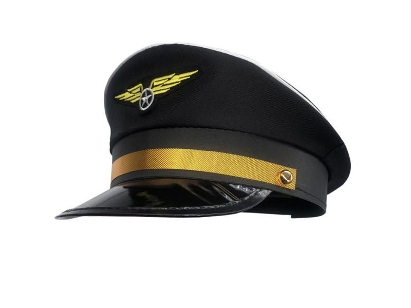 Adjustable Cap Pilot Hat Badge Captain Cap Performance Cap Octagonal Hat Sailor Carousel 1