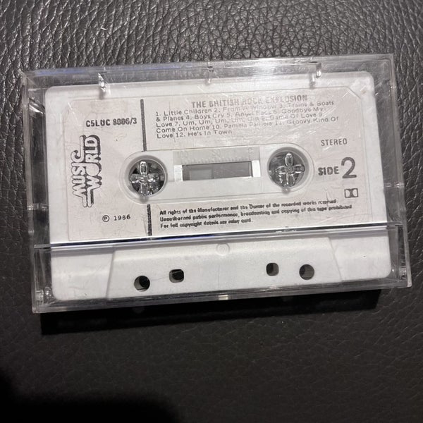 CASSETTE - THE BRITISH ROCK EXPLOSION - VARIOUS Carousel 2