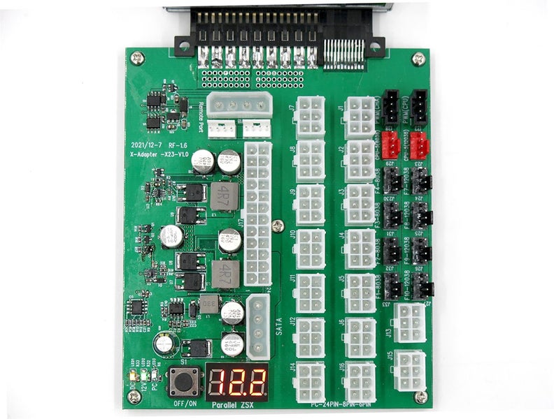 Parallel Miner 16 Port Dell EPP Server PSU Breakout Board For ASIC GPU mining Carousel 2