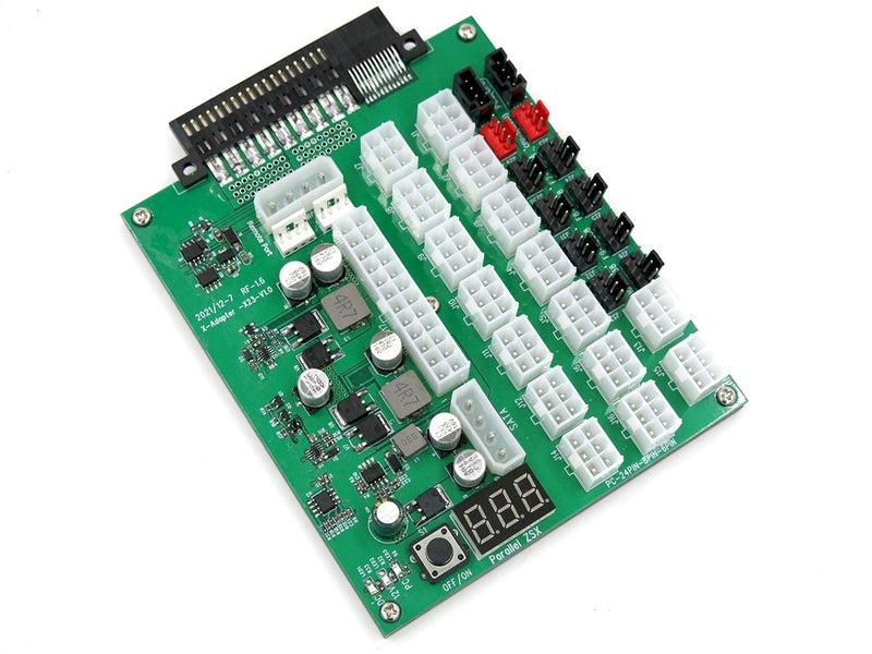Parallel Miner 16 Port Dell EPP Server PSU Breakout Board For ASIC GPU mining Carousel 3