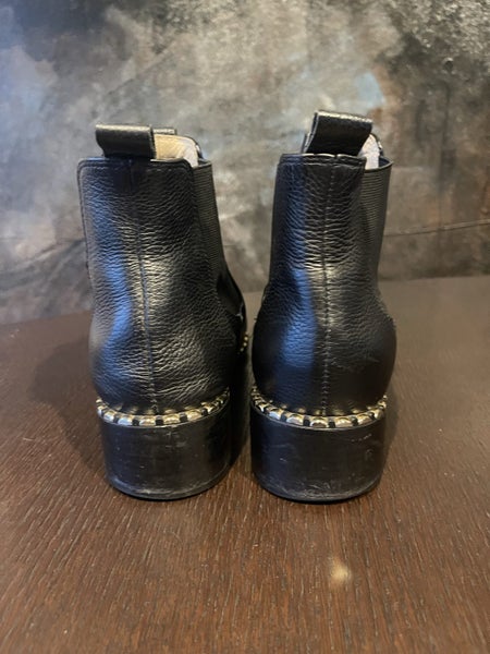 Leather Boots MOOCHI-Gold Stud Carousel 2