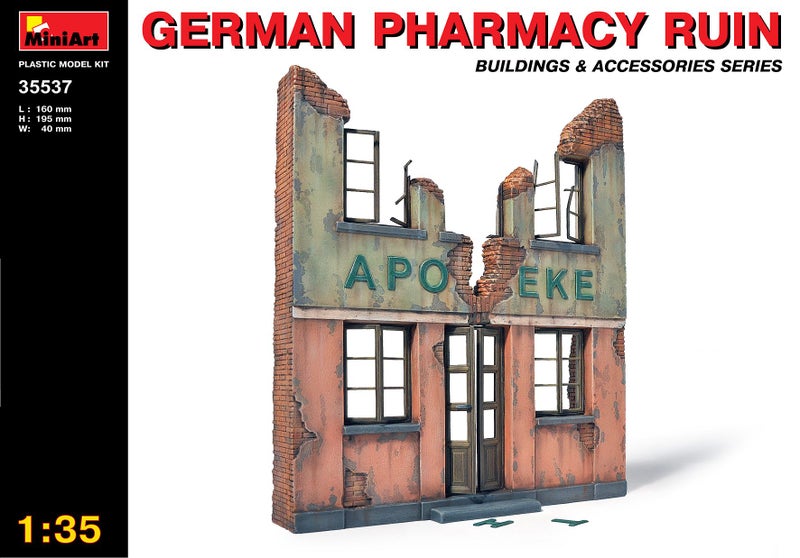 GERMAN PHARMACY RUIN Model Kit628638736446751125