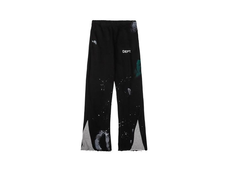 DEPT 24SS New Fashion Brand Sweatpants Man Couple Style Splashing Ink Graffiti Carousel 1