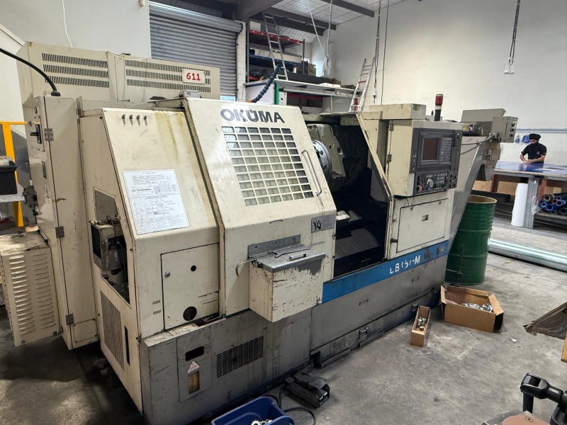 Used OKUMA CNC Lathe LB 15 II M628632198979861122