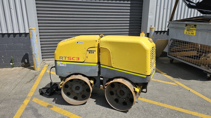 Pre-owned Wacker Newson RTSC3 1.6T Remote Control Trench Roller628632197793301113