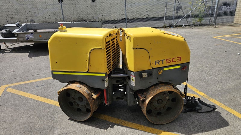 Pre-owned Wacker Newson RTSC3 1.6T Remote Control Trench Roller62863219779330111