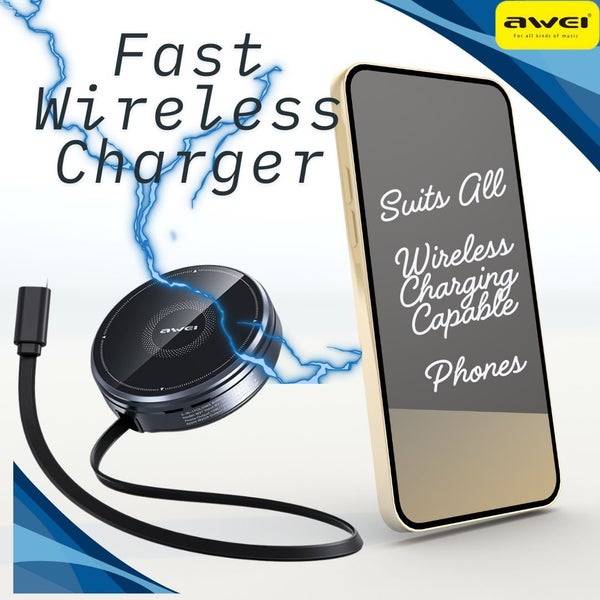 3-in-1 Magnetic Wireless Charger - For Phones, Watch, Earbuds629604606663701120