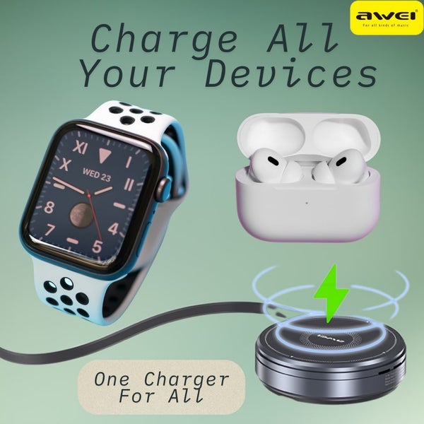 3-in-1 Magnetic Wireless Charger - For Phones, Watch, Earbuds62960460666370111