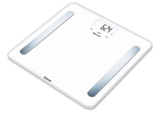 Beurer BF600W White Bluetooth Body Fat Bathroom Scales White + AfterPay Carousel 1