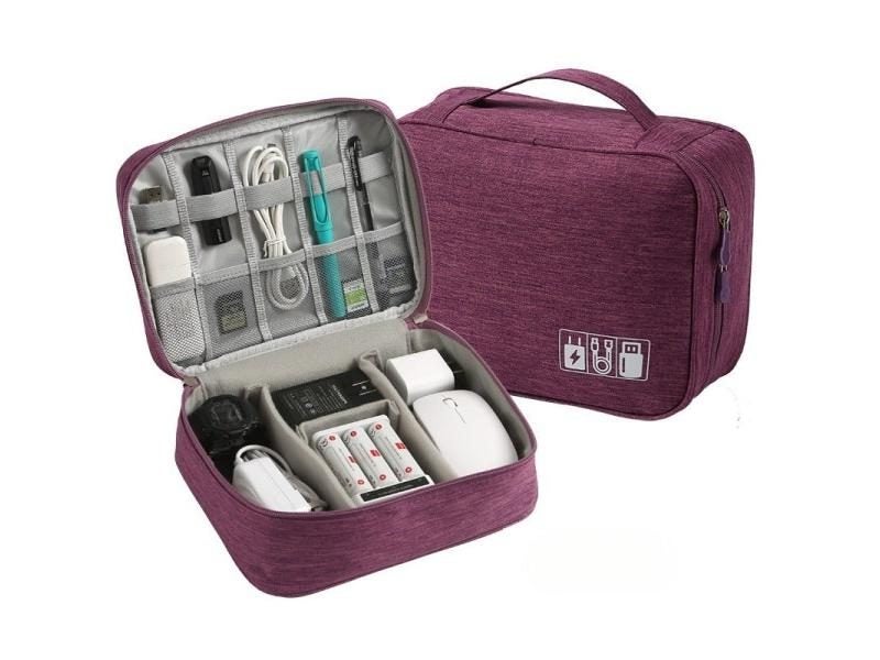Waterproof Cable Storage Bag For Digital Electronics USB Accessories Carousel 1