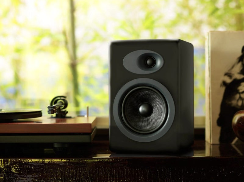 Audioengine 5+ Classic Powered Bookshelf Speakers - Satin Black Carousel 4