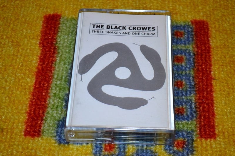 THE BLACK CROWES Three Snakes and One Charm CASSETTE TAPE Carousel 1