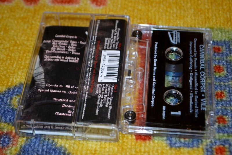 CANNIBAL CORPSE Vile CASSETTE TAPE Carousel 2