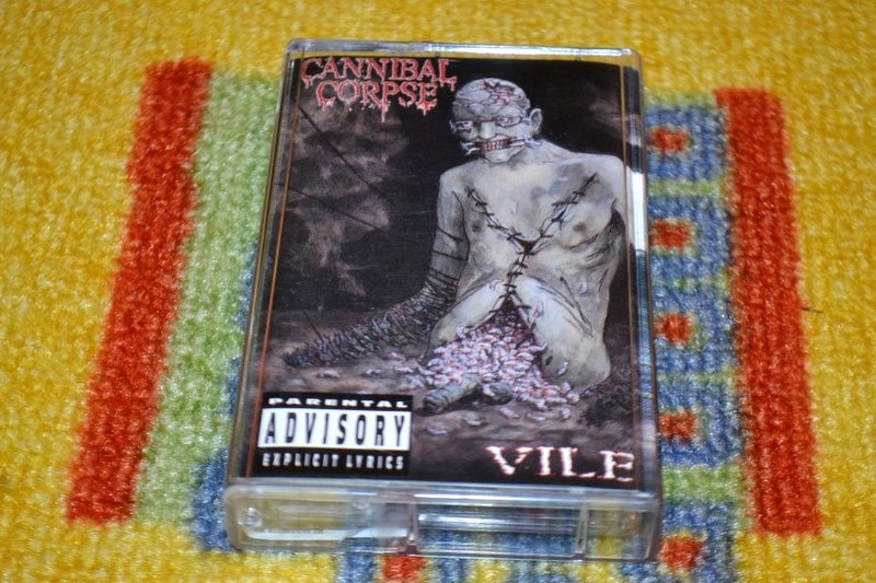 CANNIBAL CORPSE Vile CASSETTE TAPE Carousel 1
