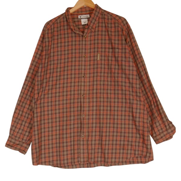 Columbia Flannel Check Shirt XL Carousel 1