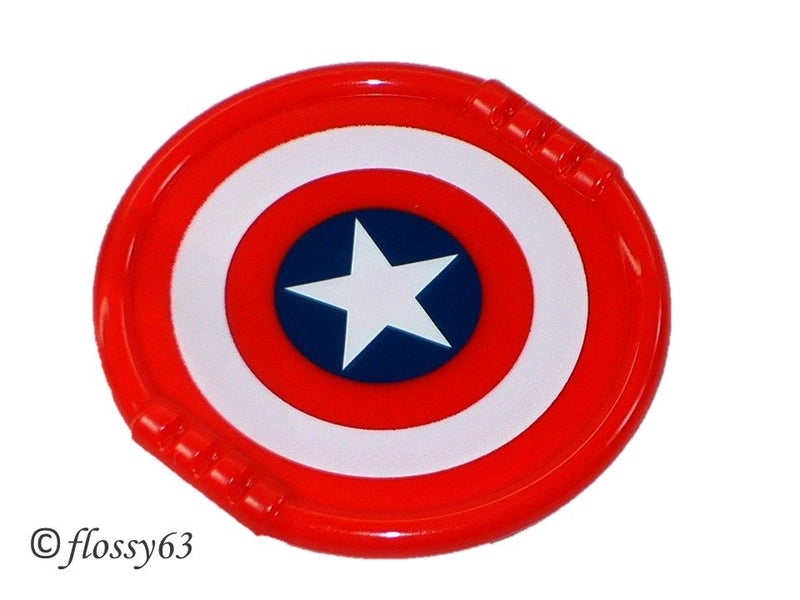 ®™DUPLO - Utensil Disk, Red & White & Captain America Star Patt ~Retired 2022~ Carousel 1