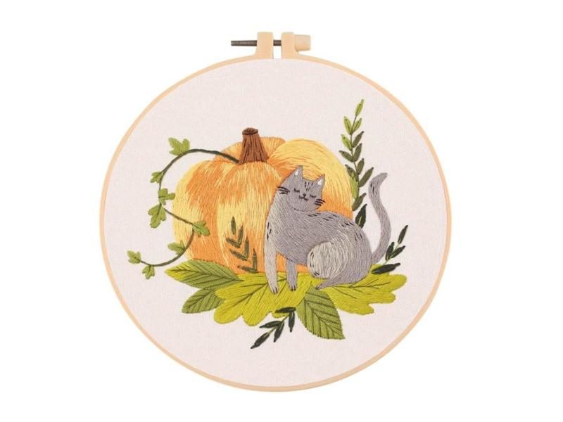 DIY Embroidery Needlework Tools For Beginners Home Sewing HandCrafts Kit Carousel 1