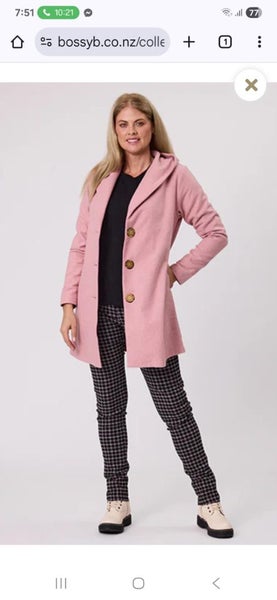 Democracy Mackenzie Hooded Coat Size 16 ~ BNWT Carousel 1