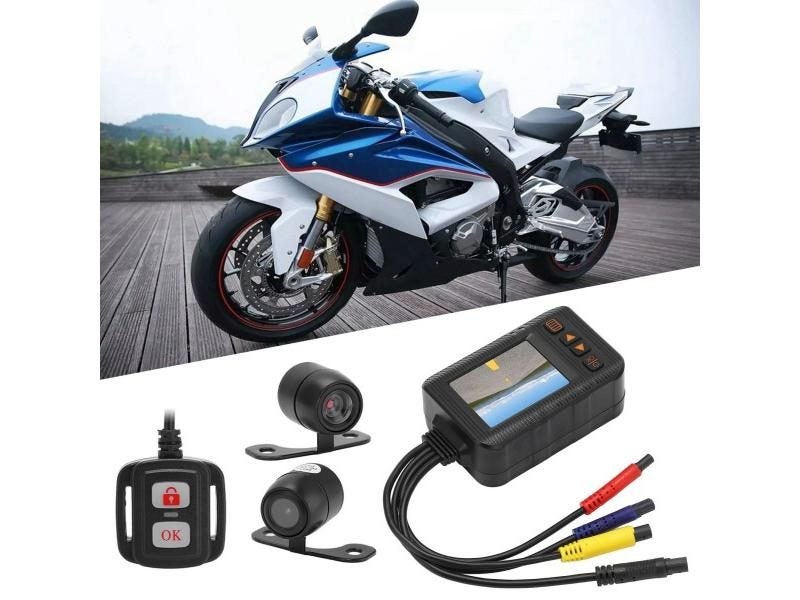 2in Motorcycle Driving Recorder 1080P 720P HD Lens Waterproof DVR Dash Cam Loop Carousel 1