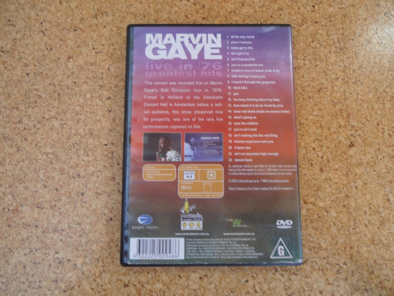 Marvin Gaye Live in '76 Greatest Hits Carousel 2