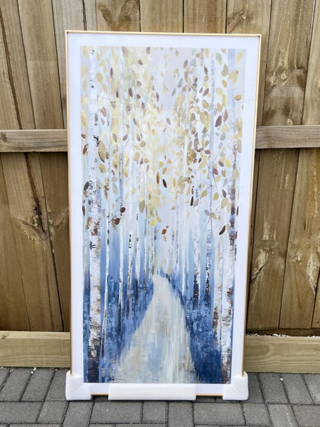 HD Micro Spray - White Birch / Gold Frame / 140 x 70cm Carousel 1