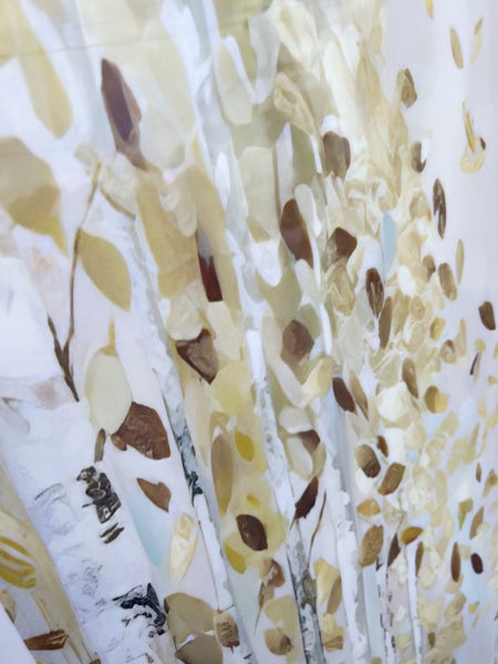 HD Micro Spray - White Birch / Gold Frame / 140 x 70cm Carousel 2