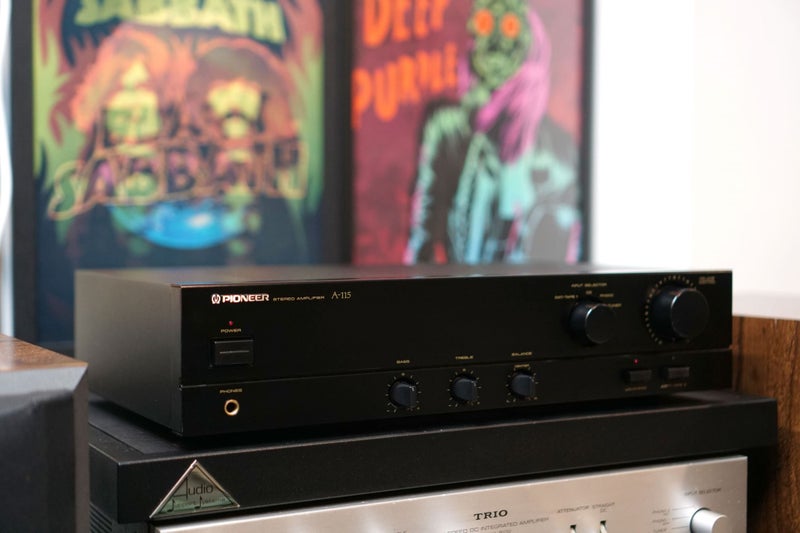 Pioneer A-115 Vintage Stereo Amplifier with Phono - Made in Japan Carousel 1