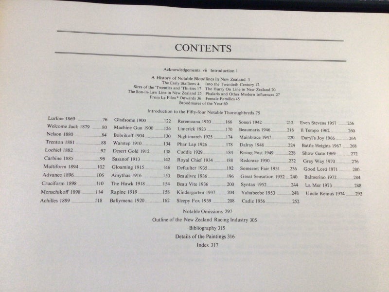 Notable New Zealand Thoroughbreds Carousel 2