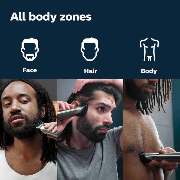 Philips Multi-groom 7000, 19-in-1 Face, Hair and Body Trimmer Carousel 2