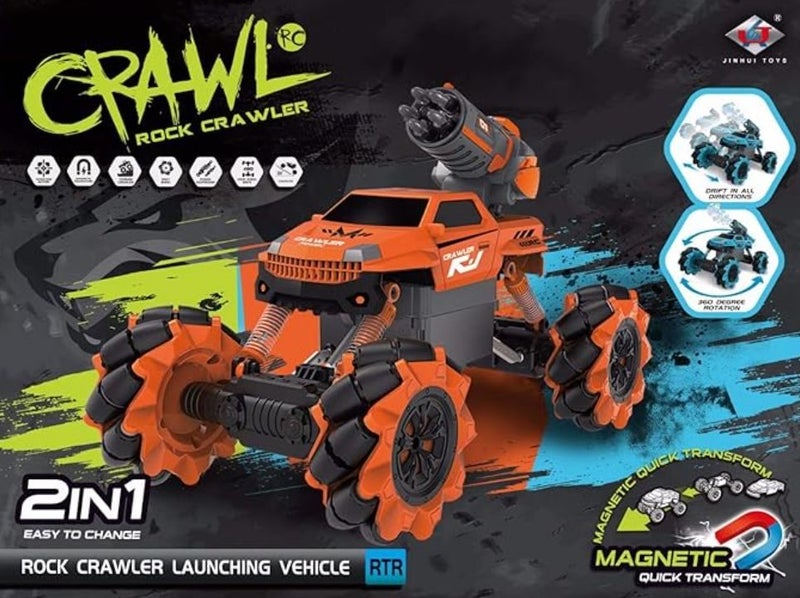 2-In-1 Rock Crawler with Water and Rocket Launcher Carousel 1