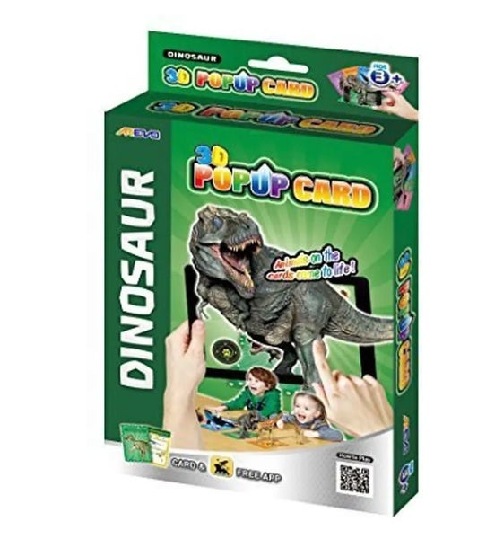 AREVO 3D Popup Card - Animal Augmented Reality (Ar) Card Carousel 1