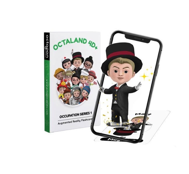 Octaland 4D+ Augmented Reality Alphabet Cards Carousel 1
