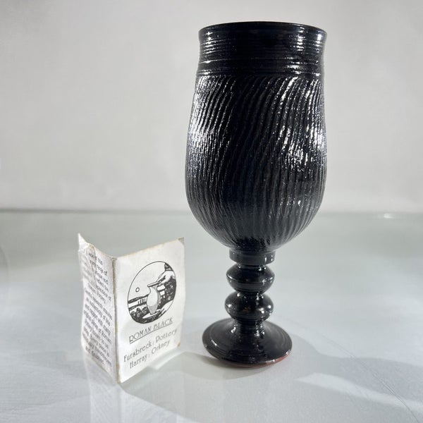 Fursbreck Orkney Roman Black Goblet – Studio Pottery, Handthrown Carousel 2